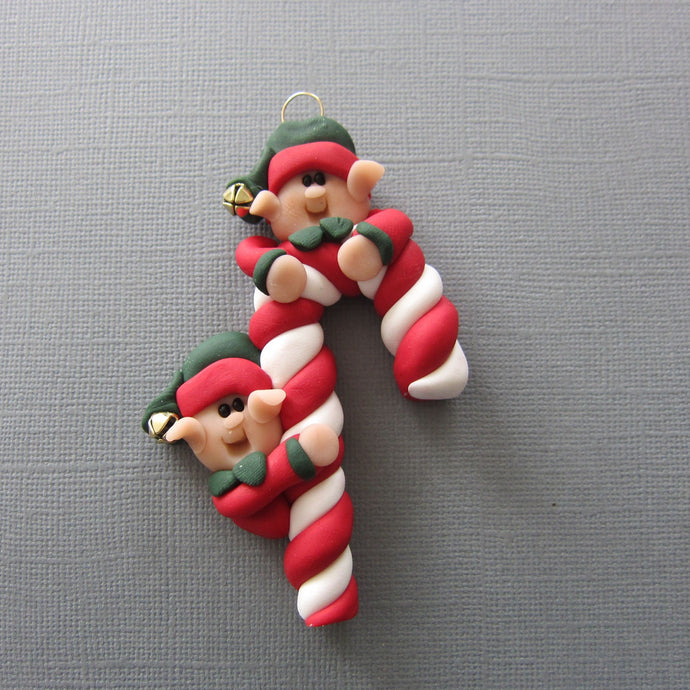 2 Elves on Candy Cane